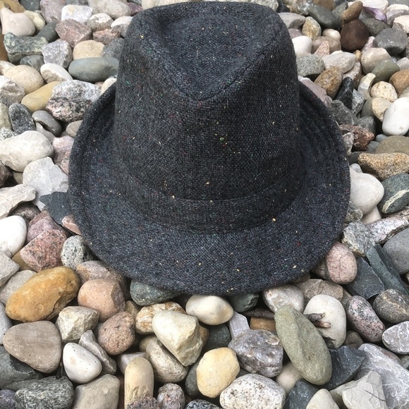 Youth Gray Fedora Hat - Picture 2 of 7